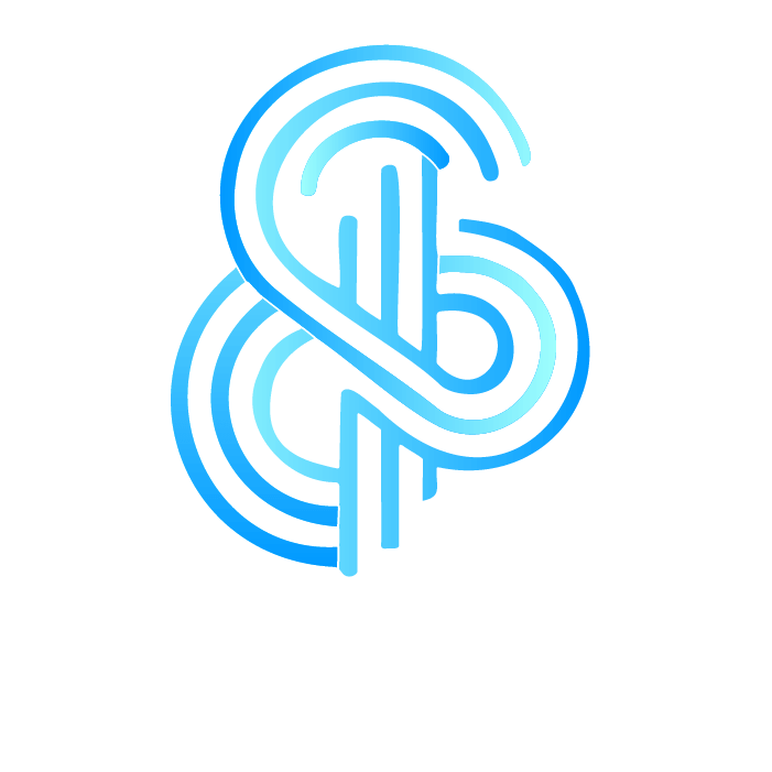 JuristEdge logo featuring a modern, intertwined geometric pattern in gradient blue above bold, uppercase text reading 'JuristEdge.'